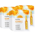 Revitalize Your Skin: 10-Piece 24K Gold Vitamin C & Hyaluronic Acid Facial Mask Set for Ultimate Hydration and Firmness